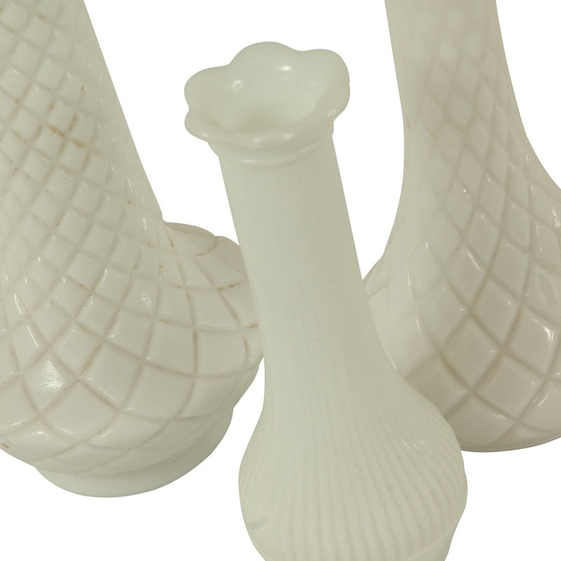 Paulding Milkglass Vases (Set of 3) FOUND RENTAL CO
