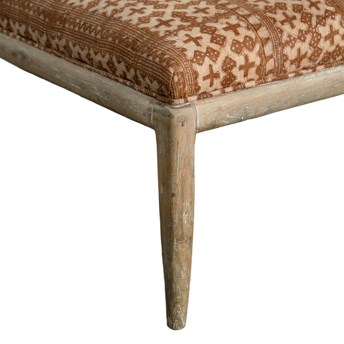 Robina Rust Ottoman FOUND RENTAL CO
