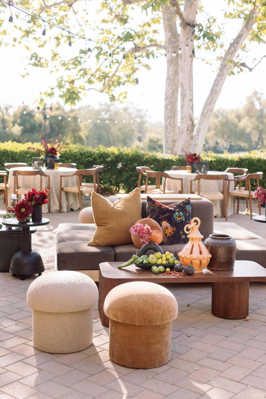 Chanterelle Cinnamon Ottoman