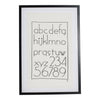 Abc Linen Print