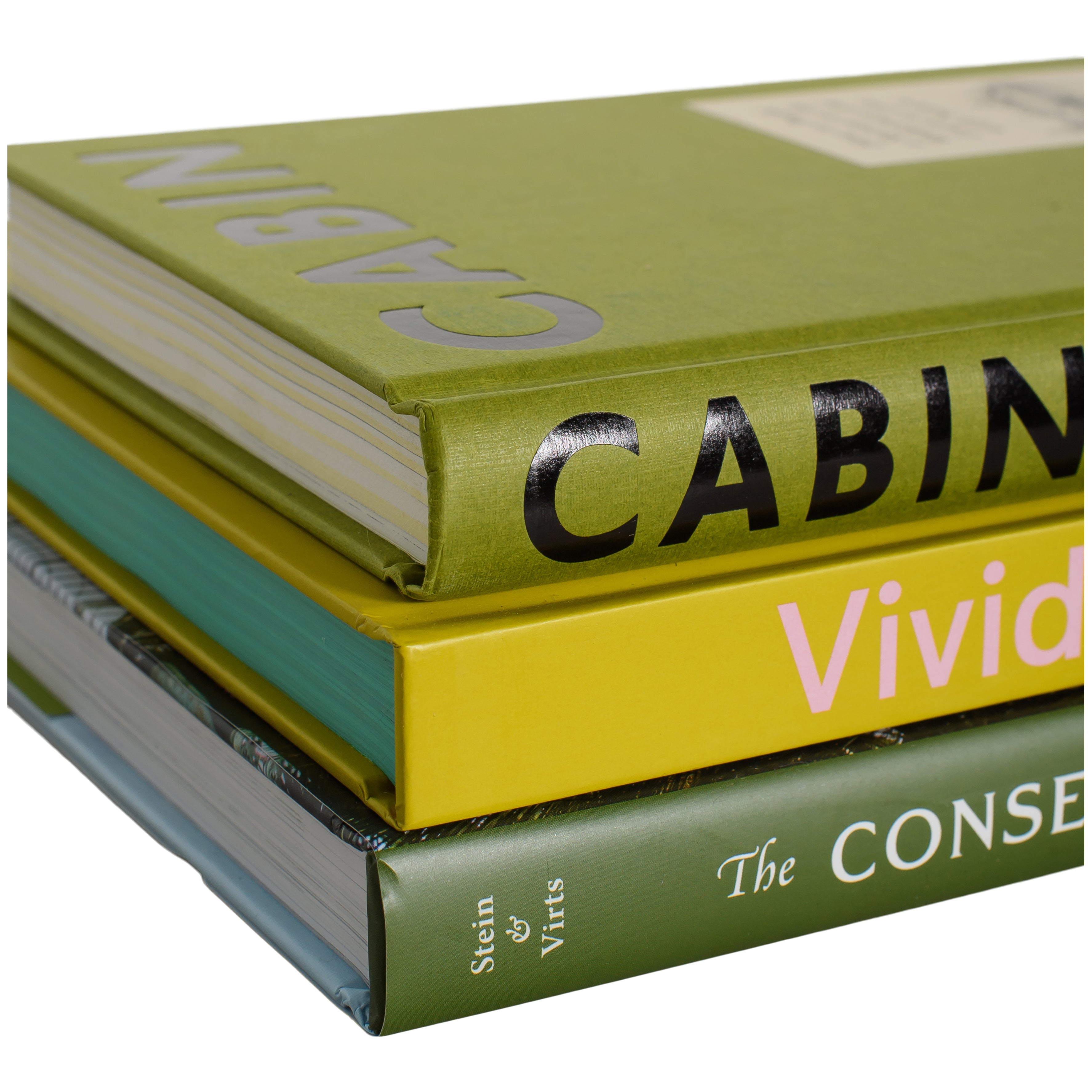 Yellow Green Books (Set of 3) – FOUND RENTAL CO
