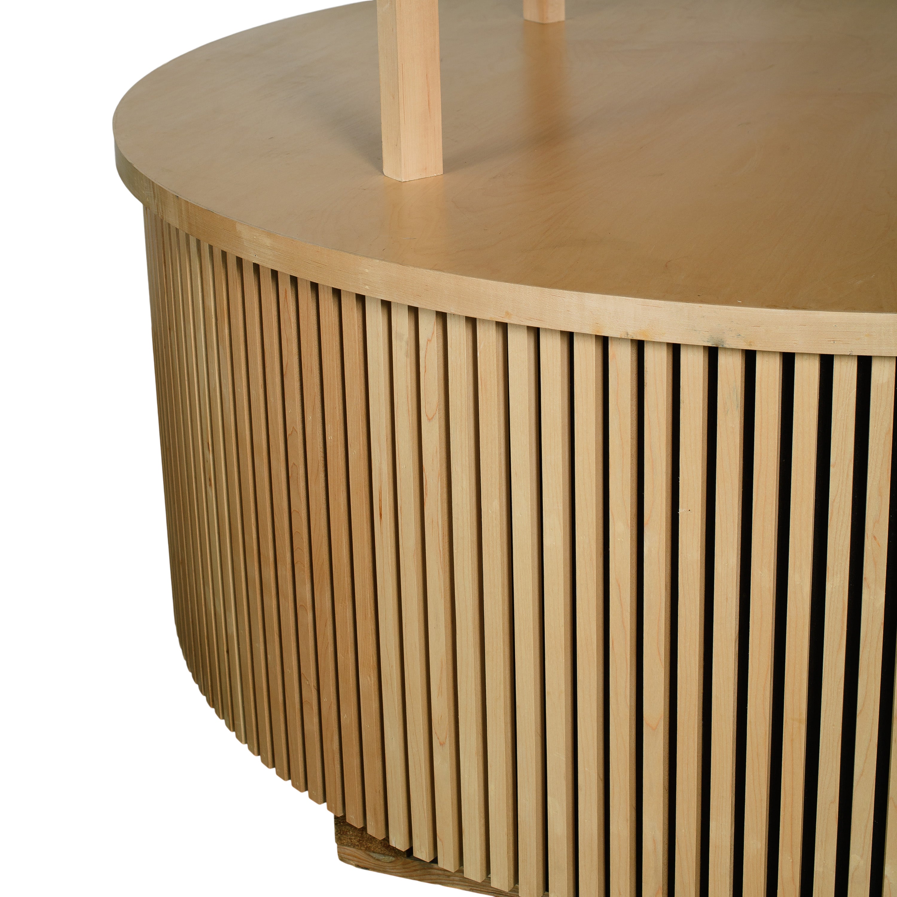 Shelf Table Rounded Idyll Round Shelf – FOUND RENTAL CO
