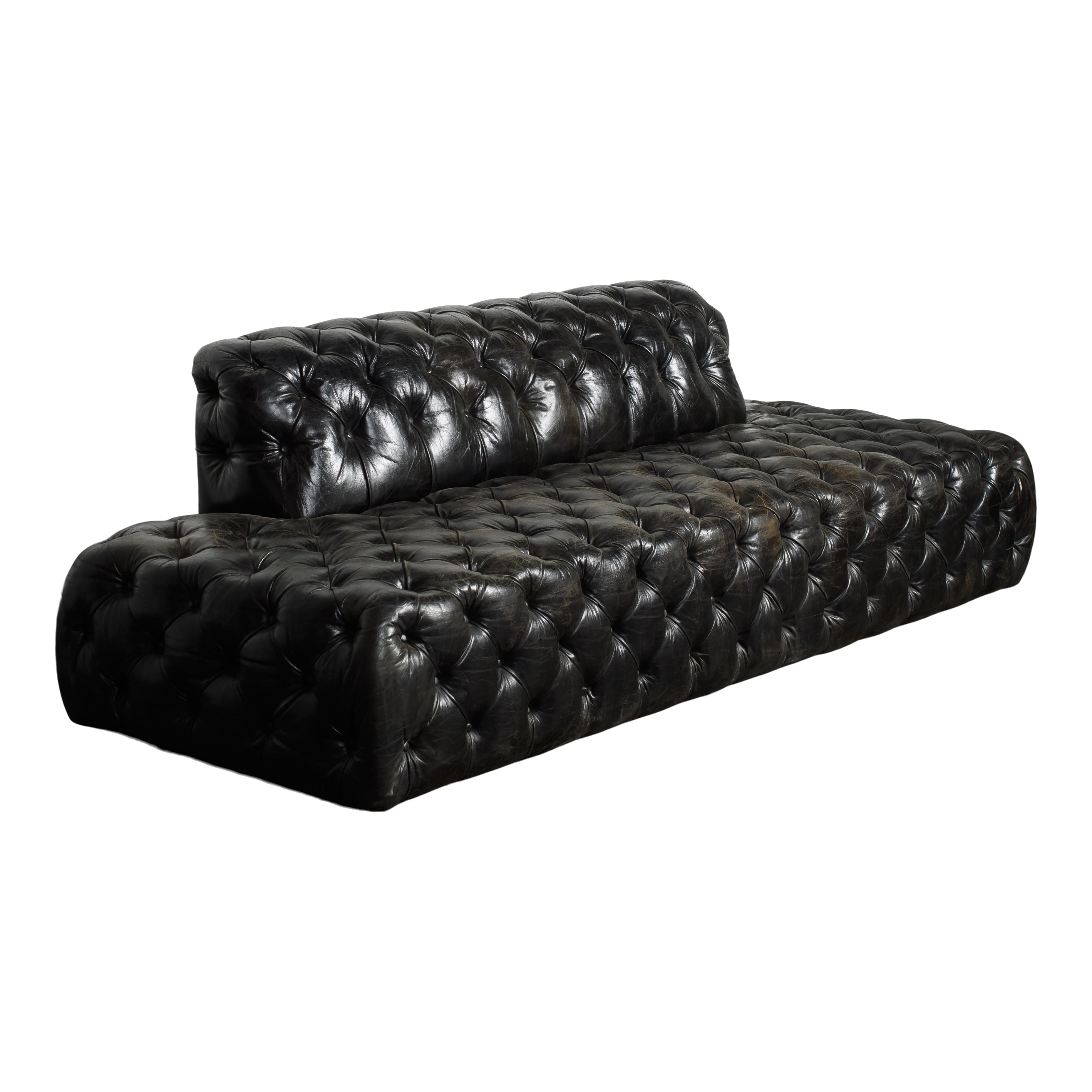 Reginald Leather Couch – FOUND RENTAL CO