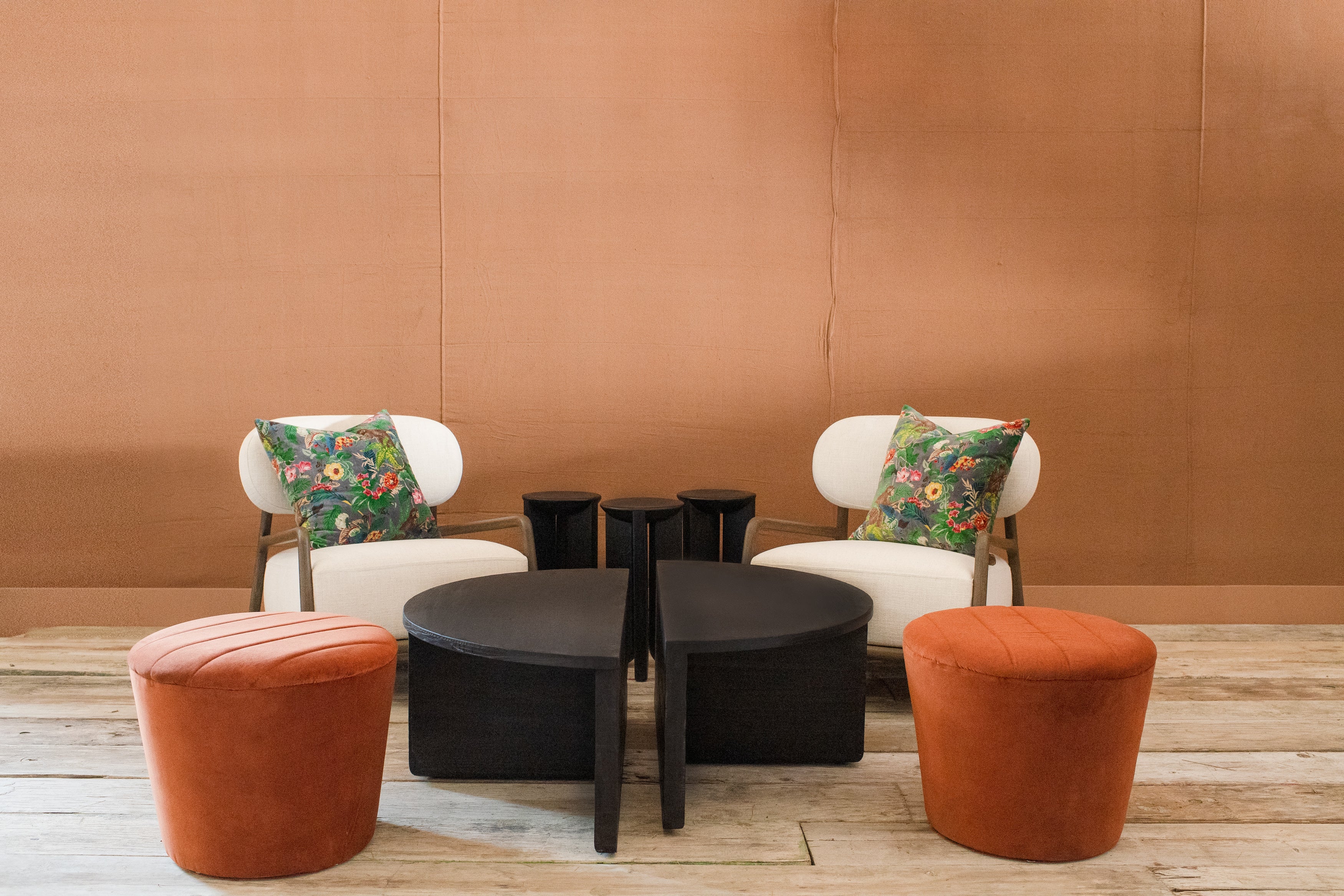 Dash Rust Ottoman – FOUND RENTAL CO