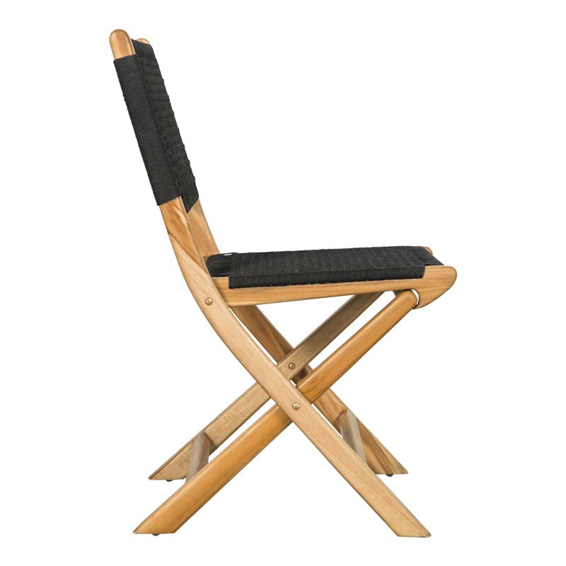 Candice Black Folding Chair