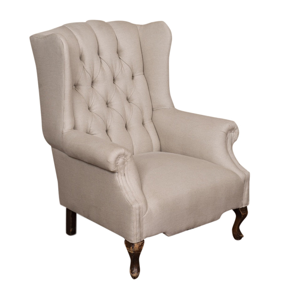 Young Beige Wingback