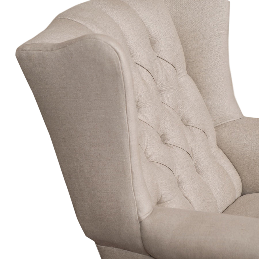 Young Beige Wingback