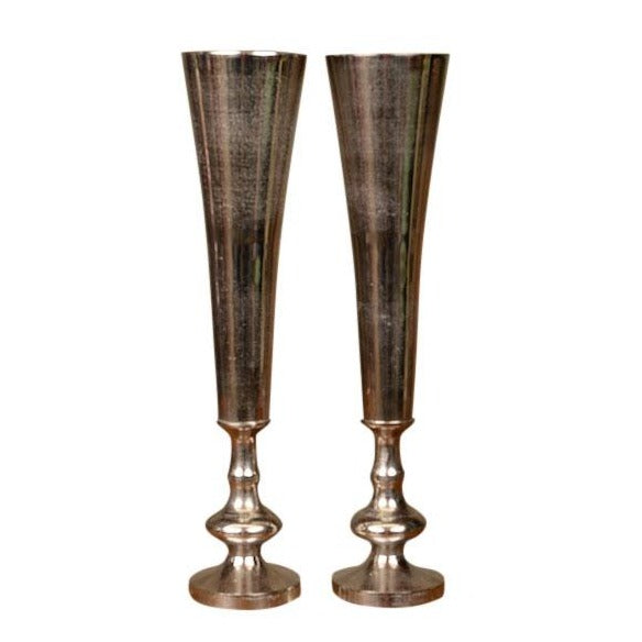 Granville Silver Vases (Pair)
