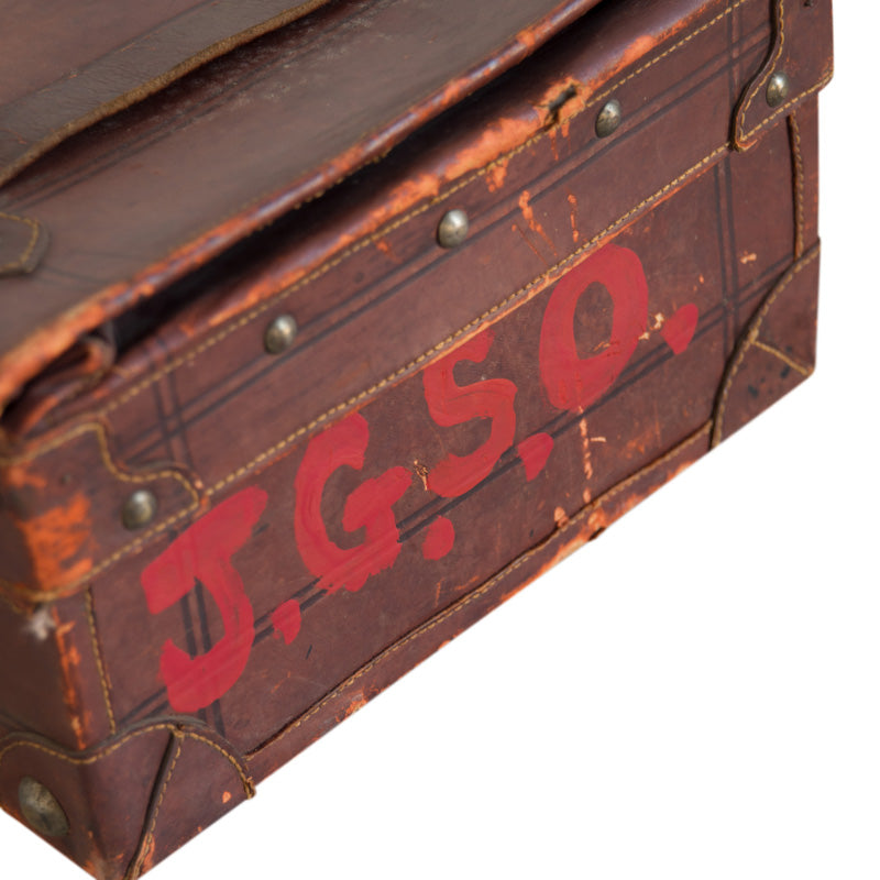 JG Leather Suitcase
