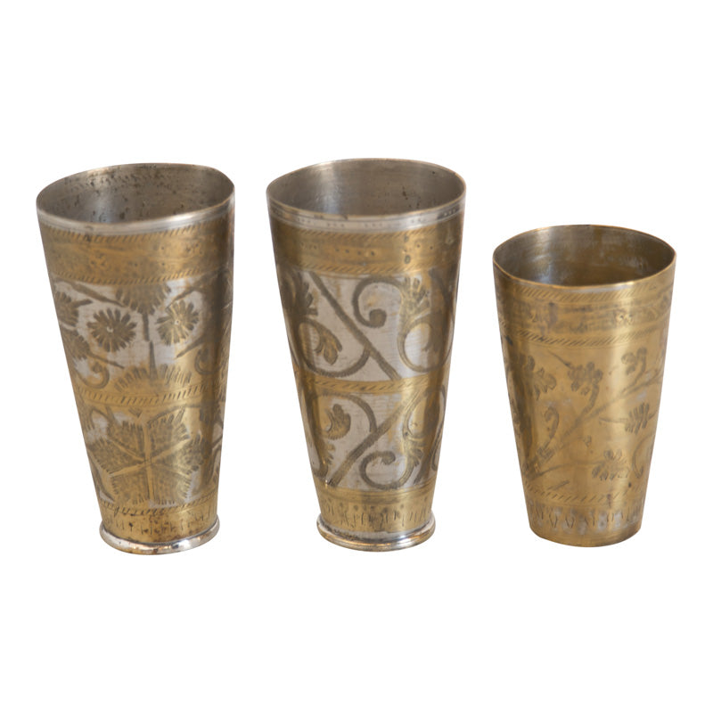 Parisa Brass Marriage Cups (set of 5)
