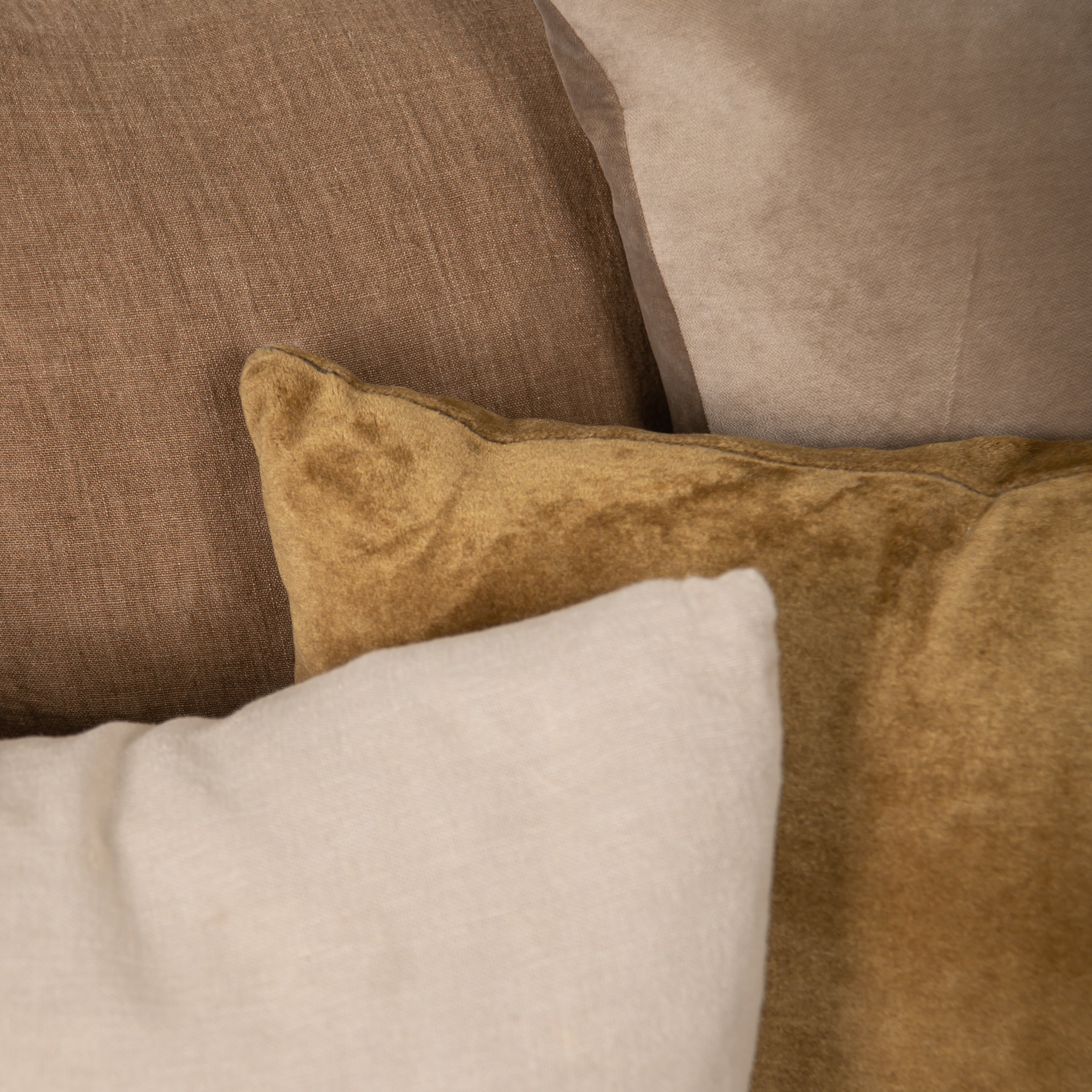 Classic Brown Pillows (set of 3)