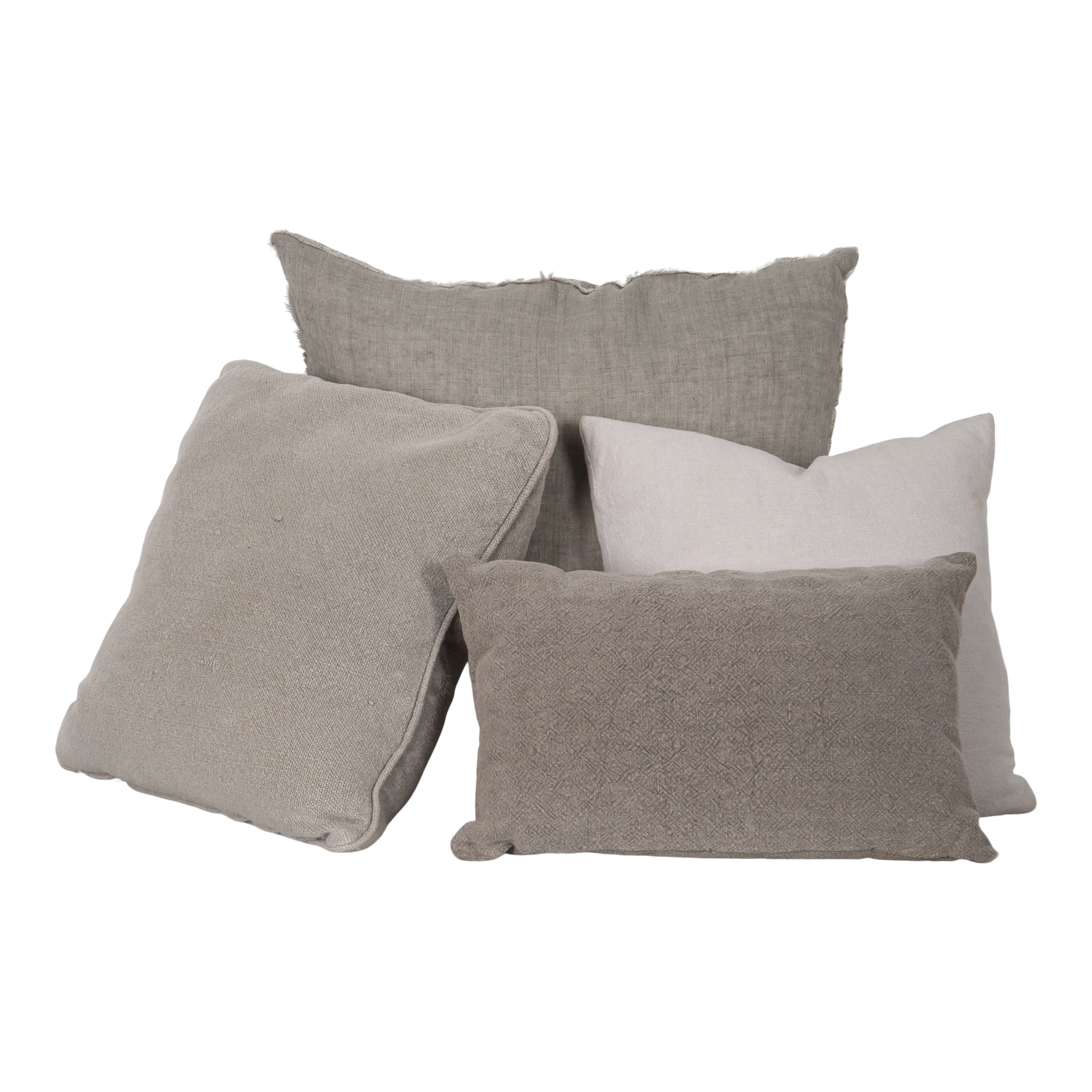 Classic Grey Pillows (set of 3)