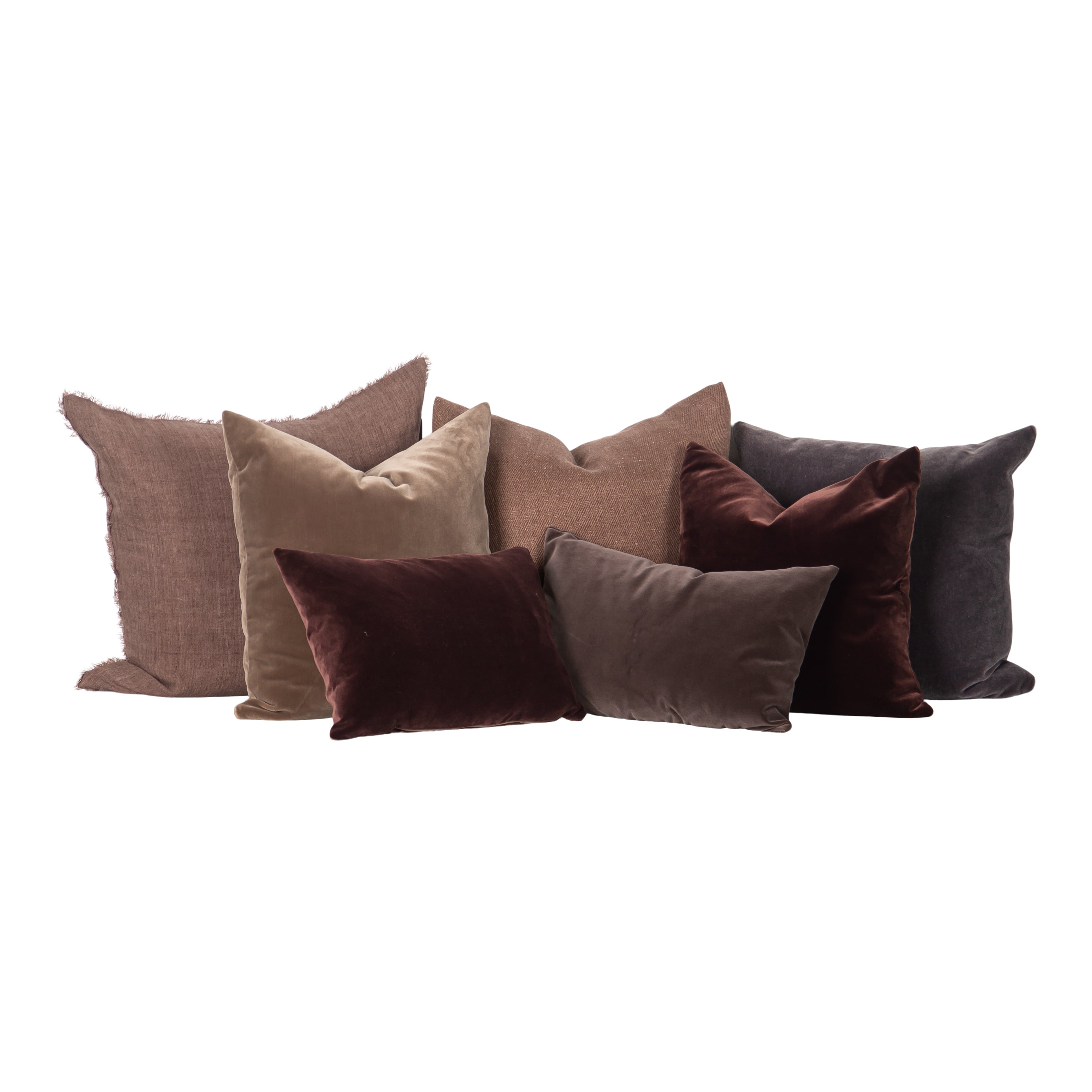 Classic Purple Pillows (set of 3)