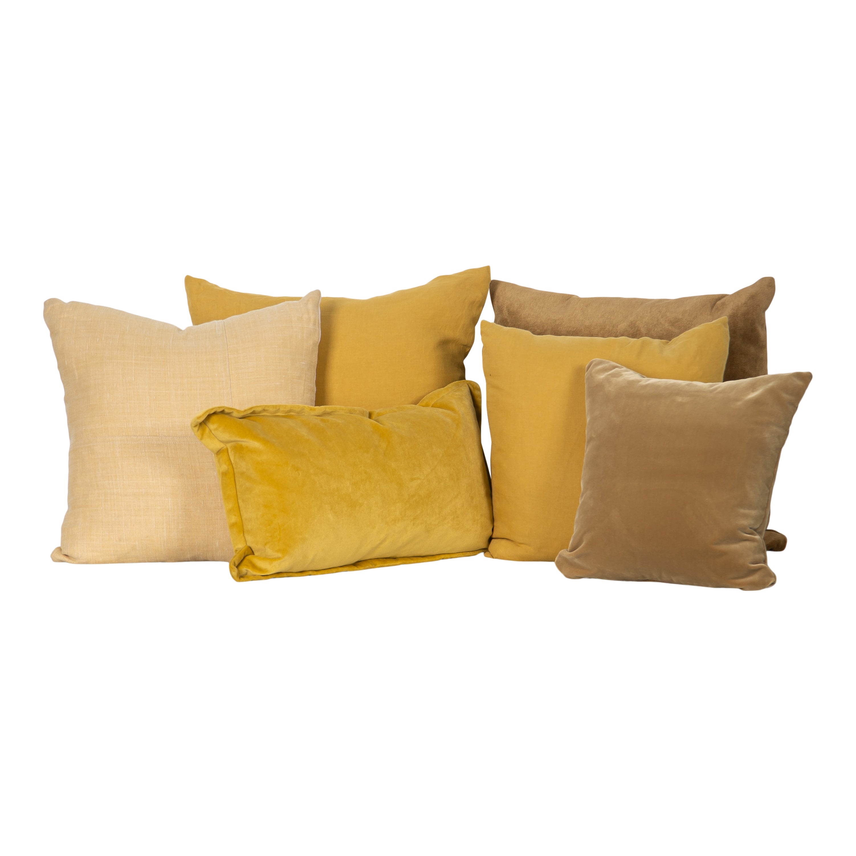 Classic Yellow Pillows (set of 3)