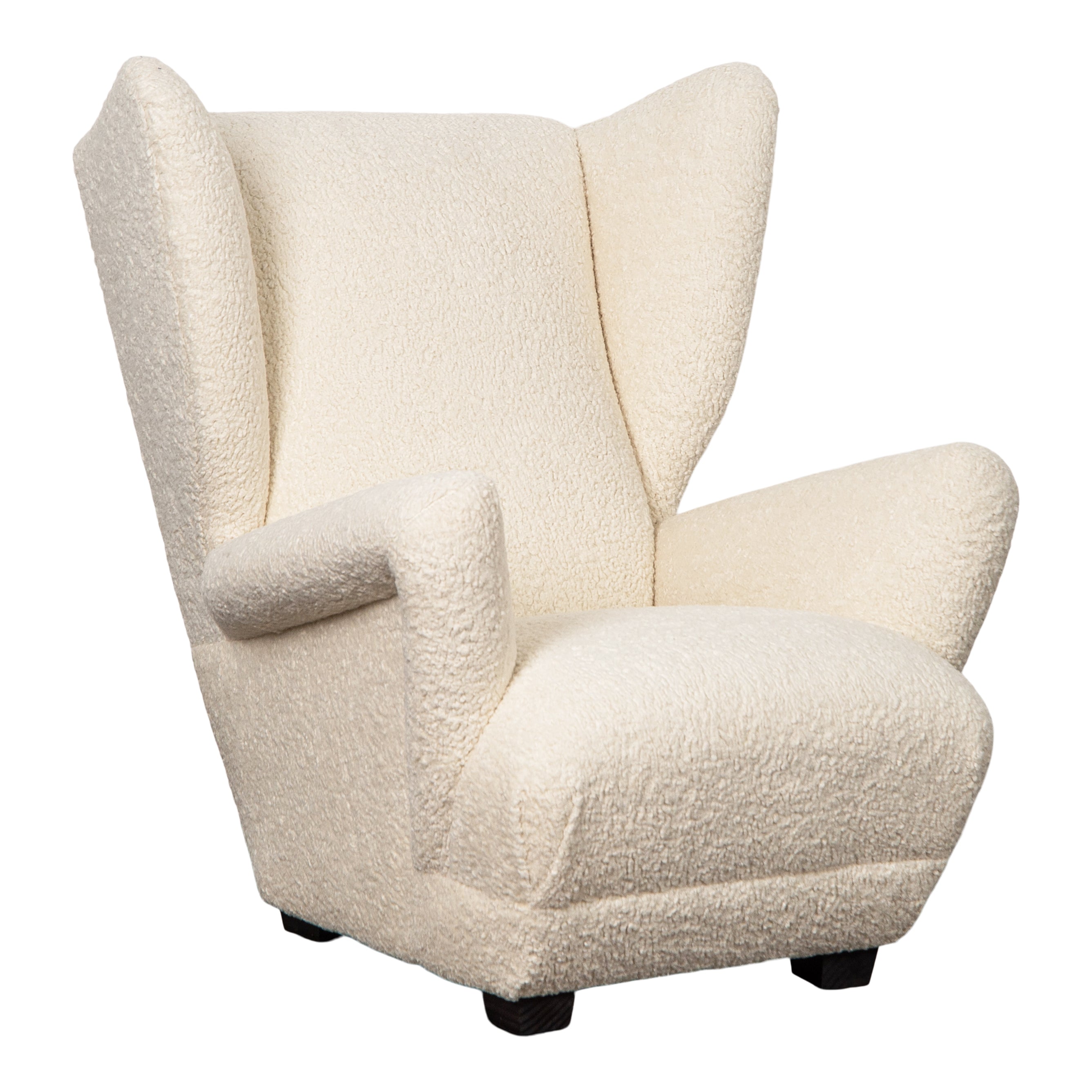Emberly Cream Wingback Chair
