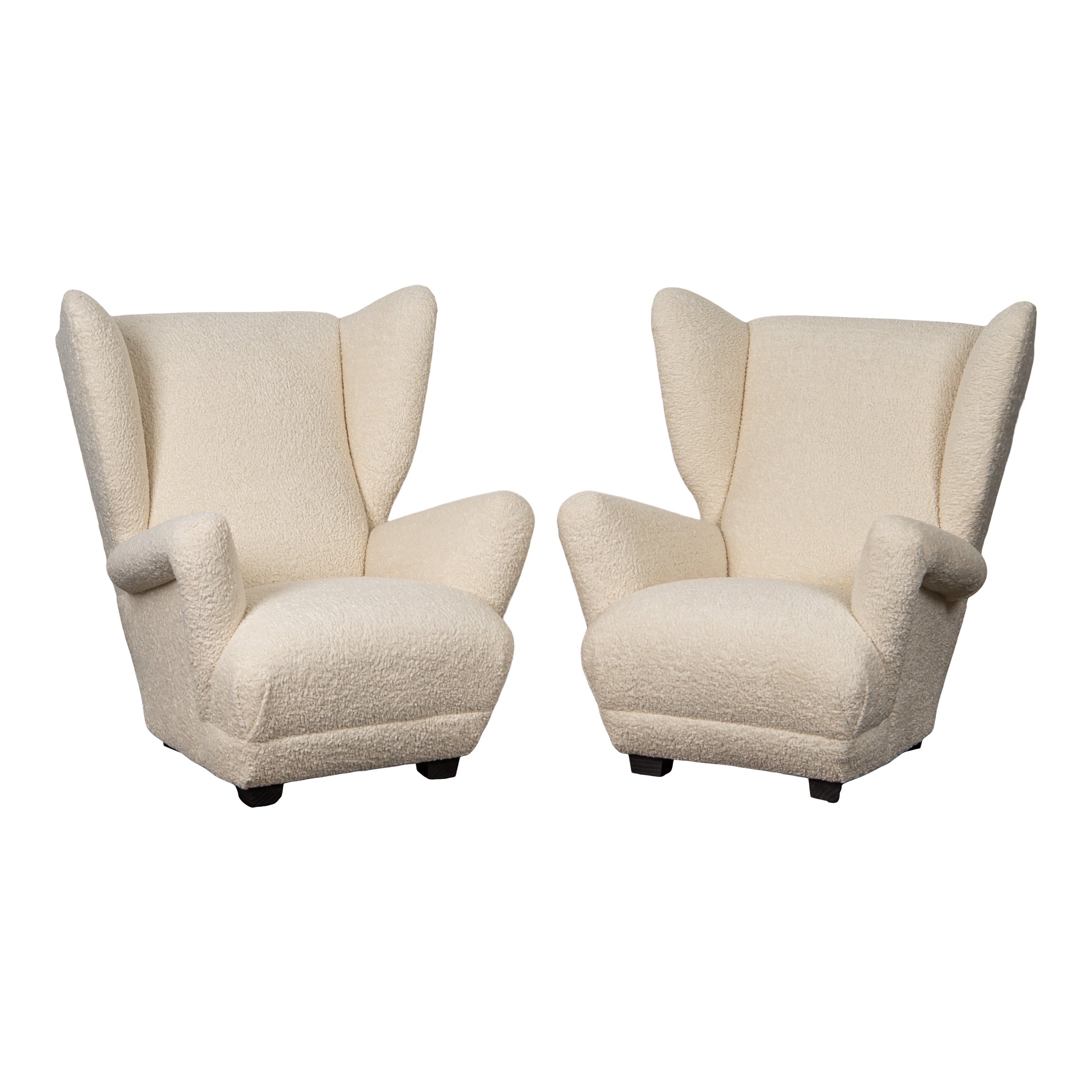 Emberly Cream Wingback Chair