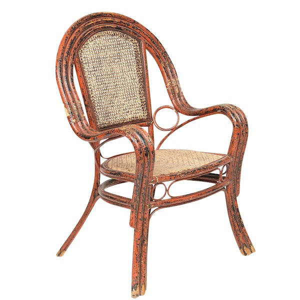 Vermillie Orange Chair