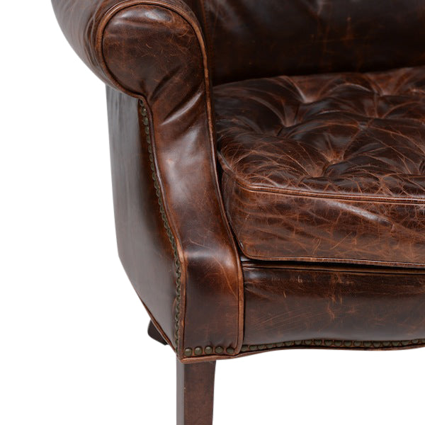 Bourbon Leather Armchair