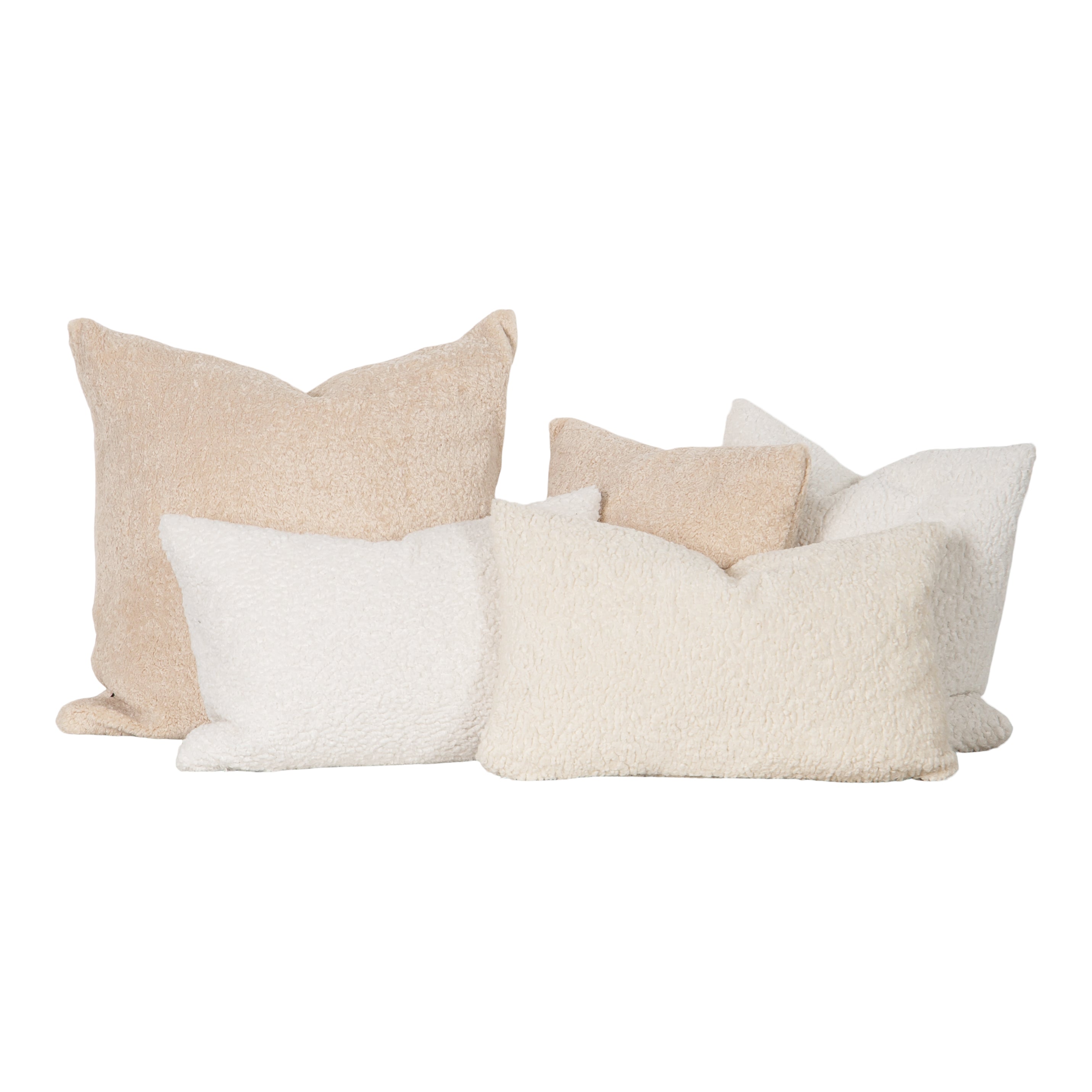 Kate Neutral Bouclé Pillows (set of 3)