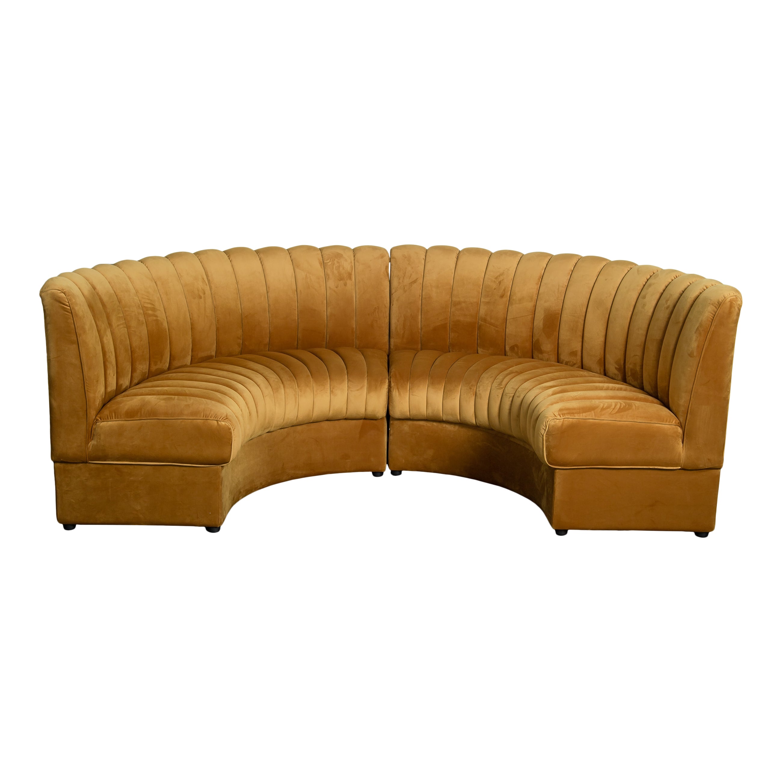 Louise Gold Banquette Couch