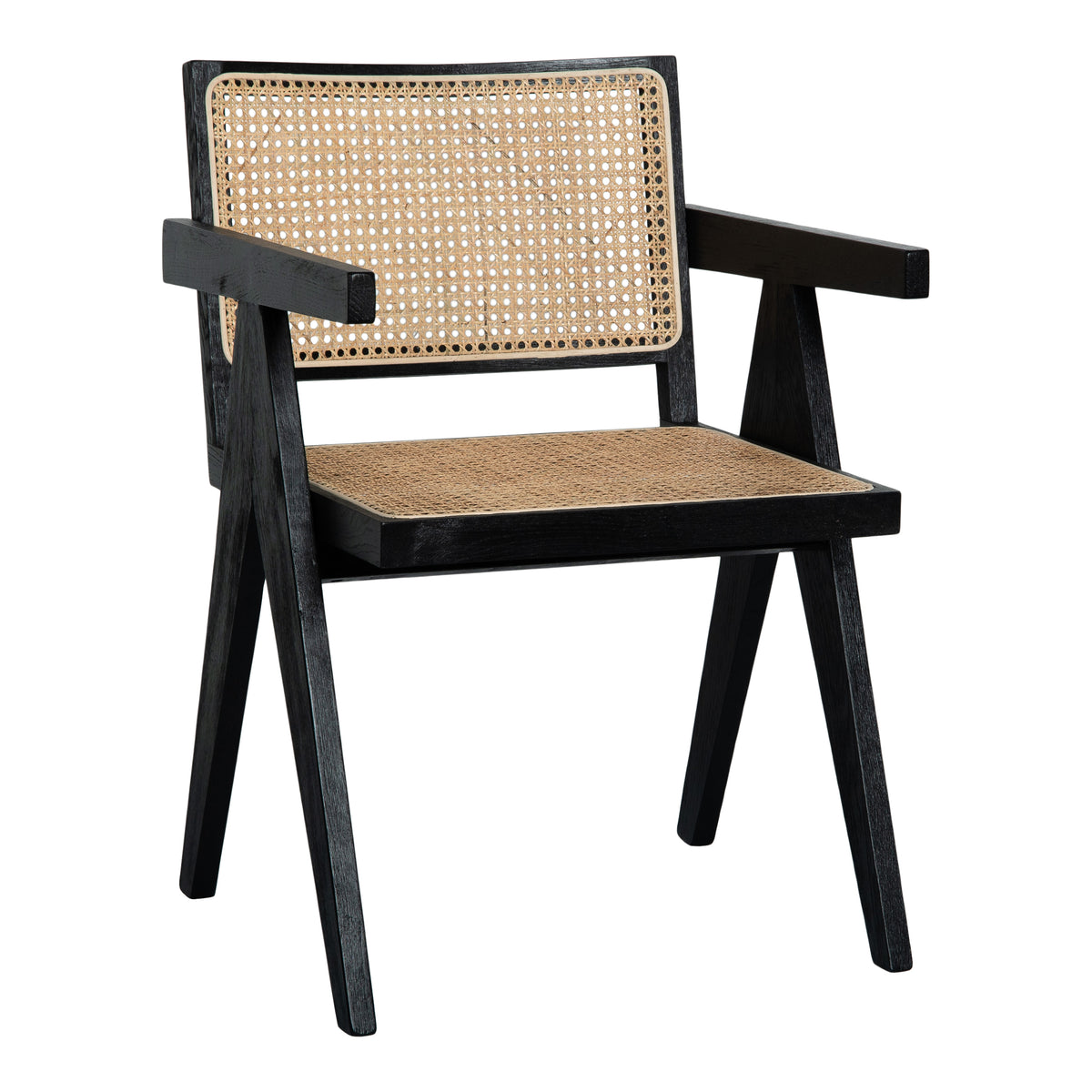 Lyle Black Dining Armchair – FOUND RENTAL CO
