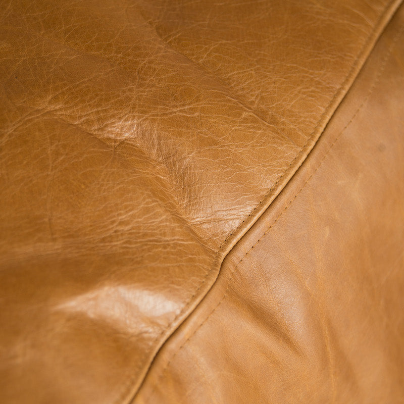 Ortiz Leather Pouf