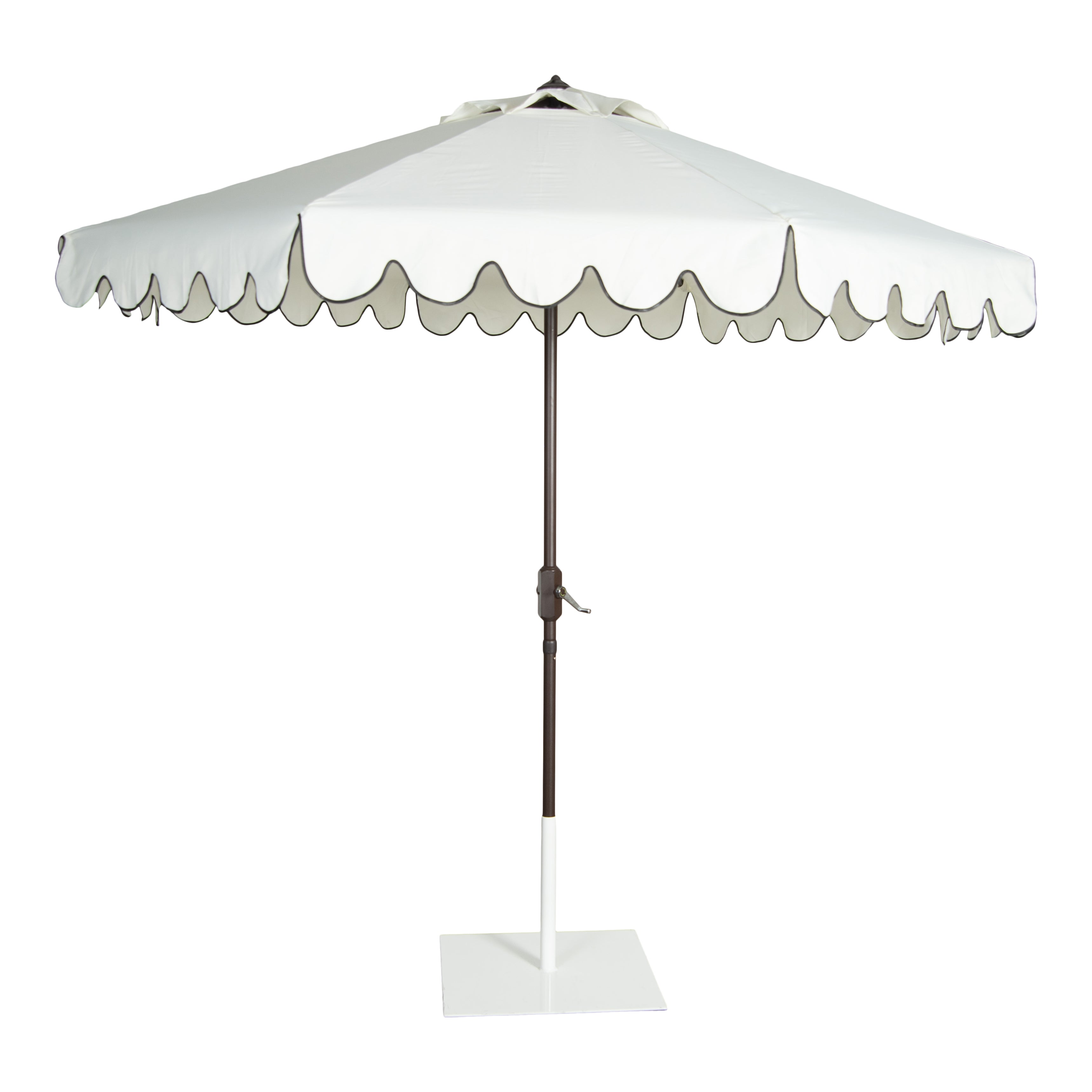 happy hour patio white umbrella Paloma White Umbrella – FOUND RENTAL CO