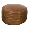 Romeo Leather Pouf