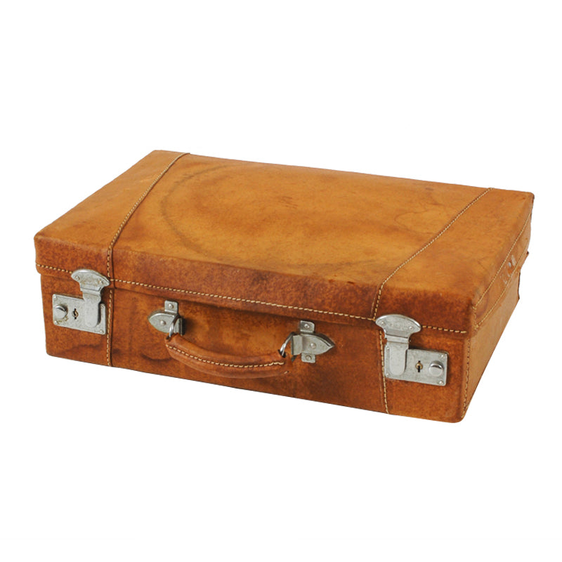 Tate Leather Suitcase